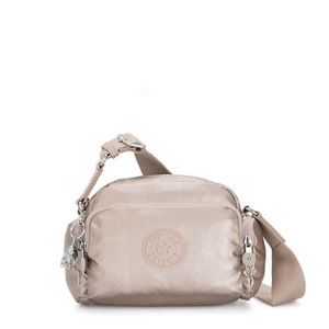 New NwT Kipling Jenera S Metallic Crossbody Bag